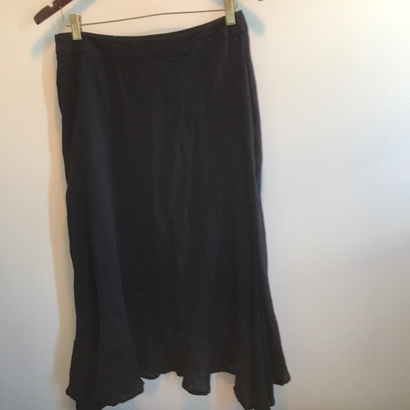 NWOT Free People Gauzy Flounce Skirt XS M L Black - Picture 6 of 10